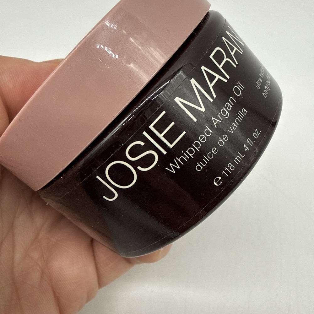Josie Maran Whipped Argan Oil Body Butter Dulce de Vanilla 4 oz -- NEW